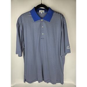 Golf Cluf of the Everglades Nick Price Cool-Luxe Polo Men's‎ XL Blue Black White